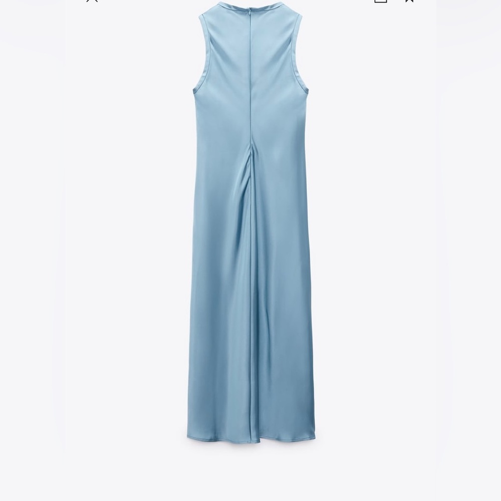 SATIN EFFECT DRESS - Picture 4 of 5